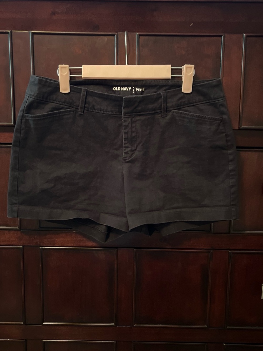 Old Navy Black Pixie Stretch Jean Shorts